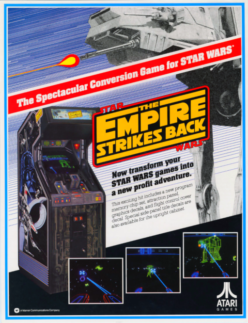 The Empire Strikes Back Arcade Game Cover